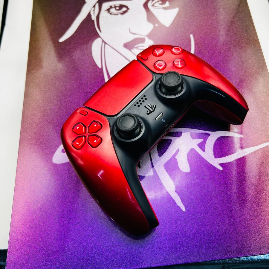Controle DualSense PS5 vermelho Hortolândia