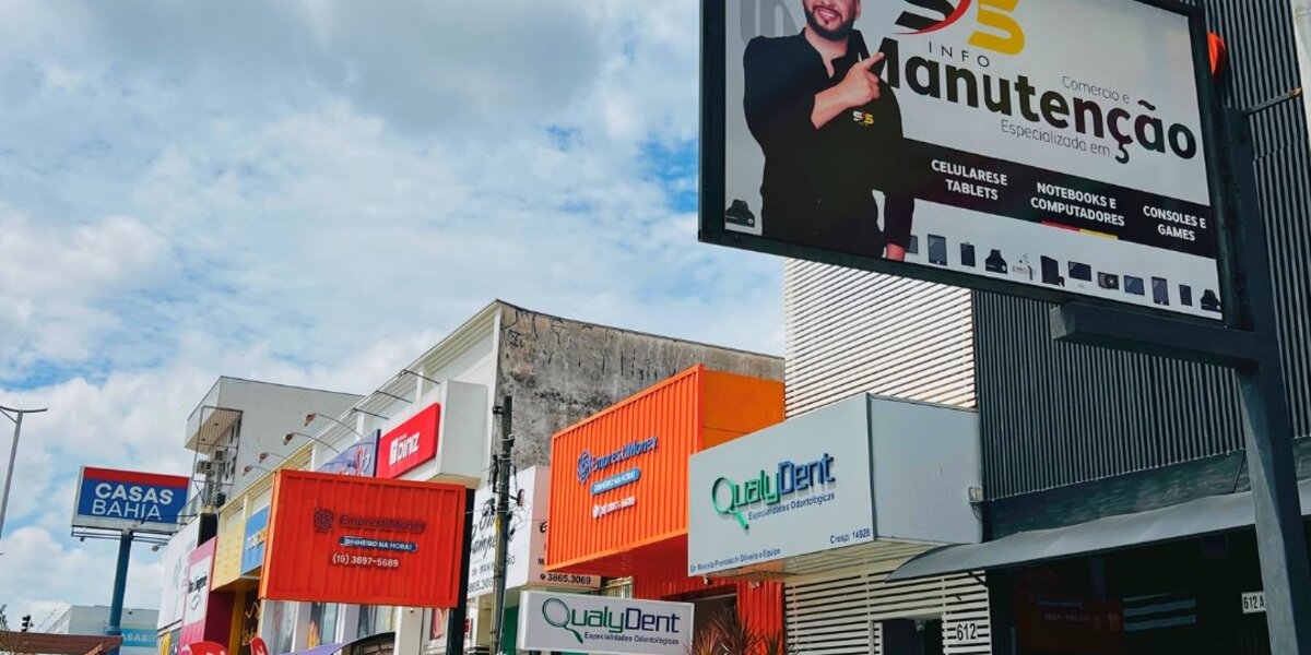 SS Info fachada loja Hortolândia SP